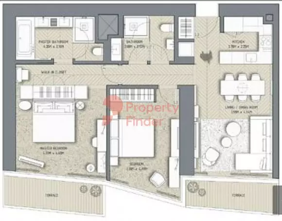 The Address Residences Dubai Opera T2-Unit 09, 2 beds