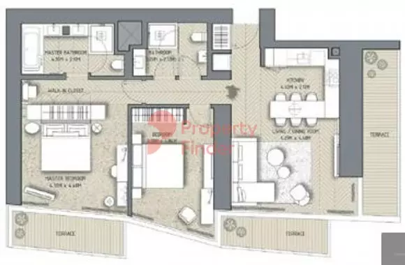 The Address Residences Dubai Opera T2-Unit 10, 2 beds