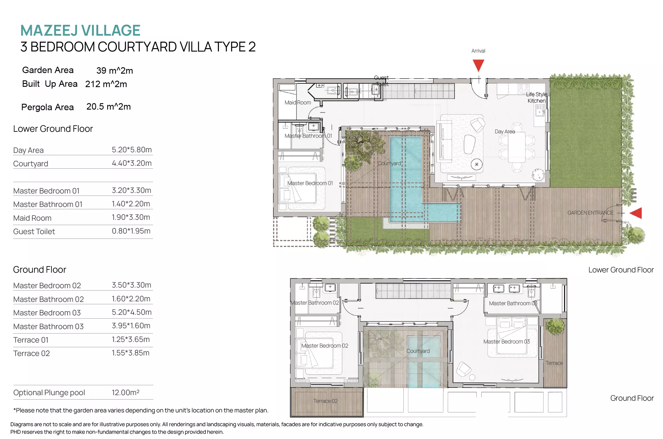 صورة مخطط ارضية الوحدة