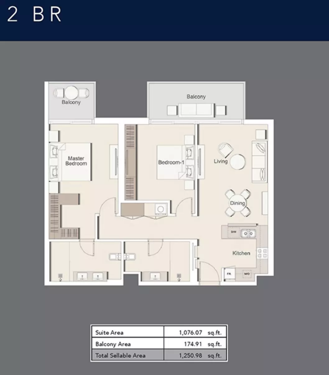 صورة مخطط ارضية الوحدة