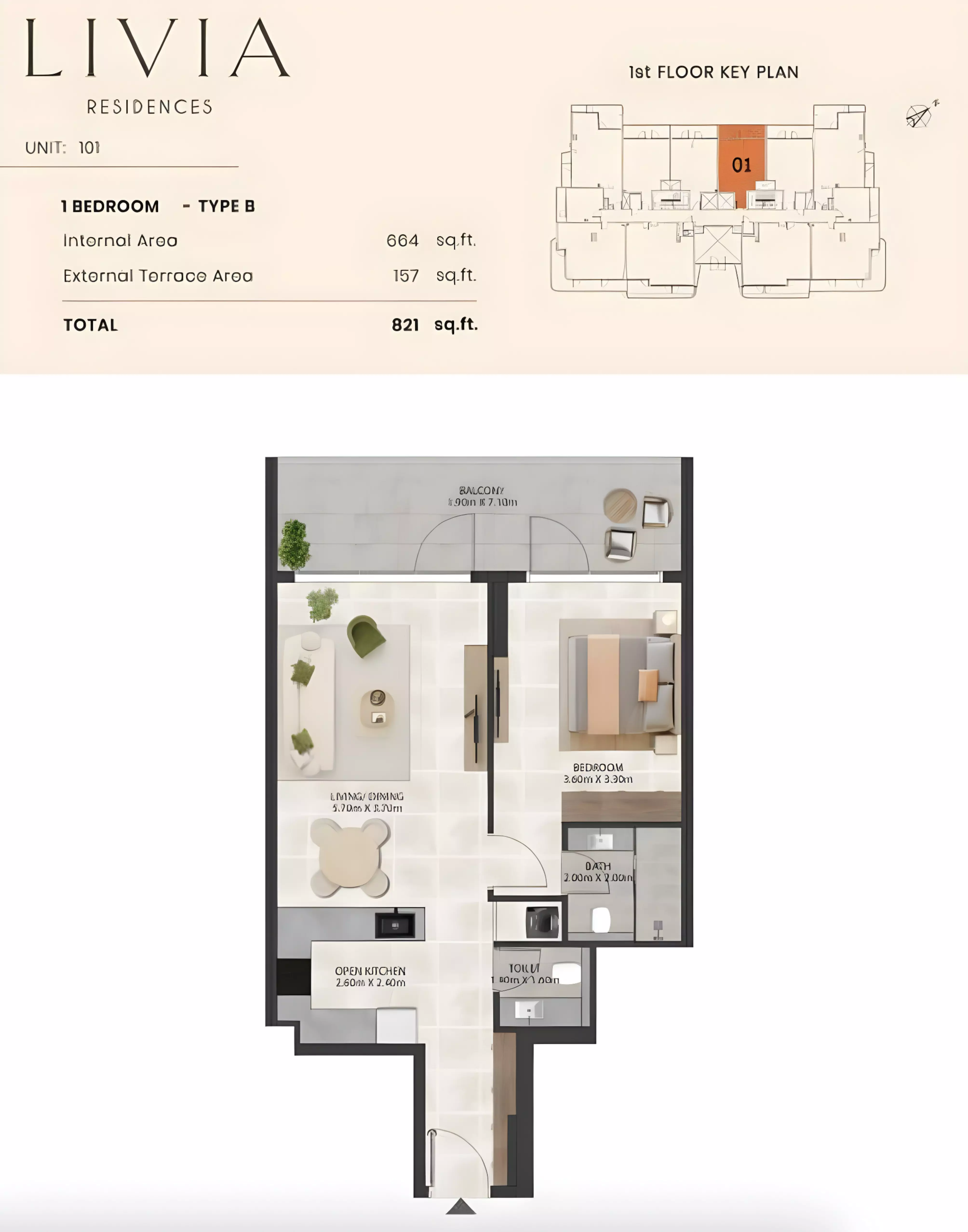 Unit floor plan image