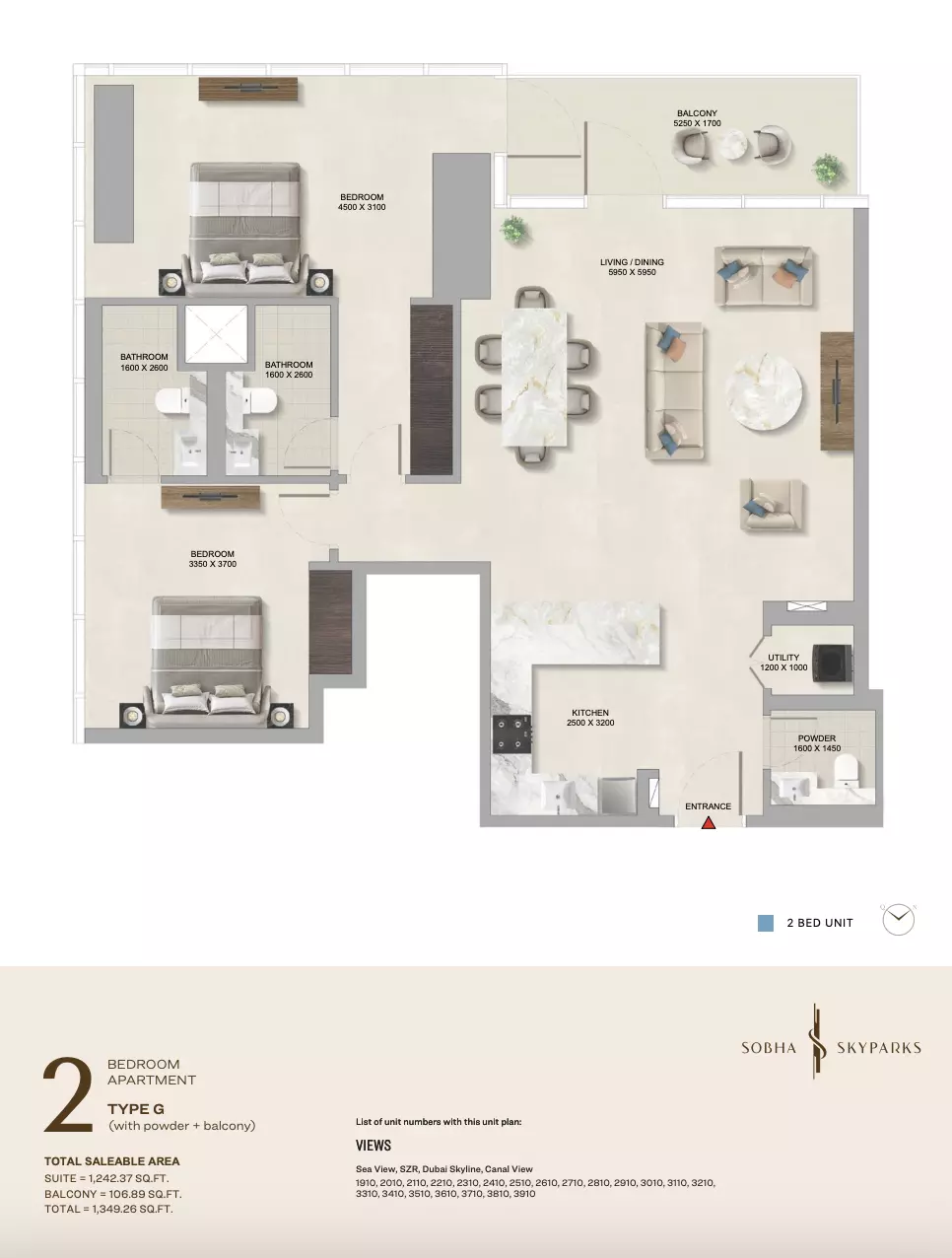 Unit floor plan image