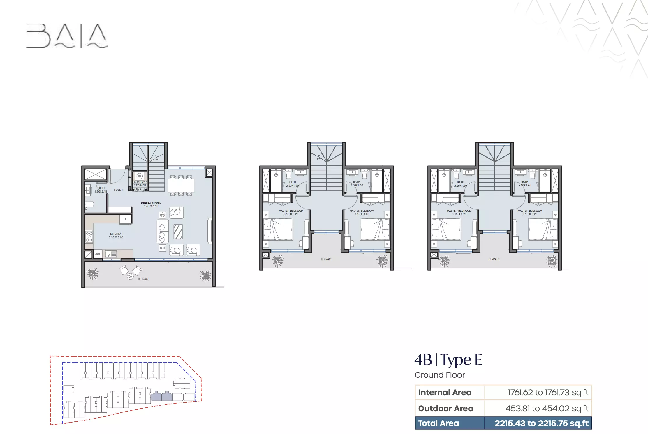 صورة مخطط ارضية الوحدة