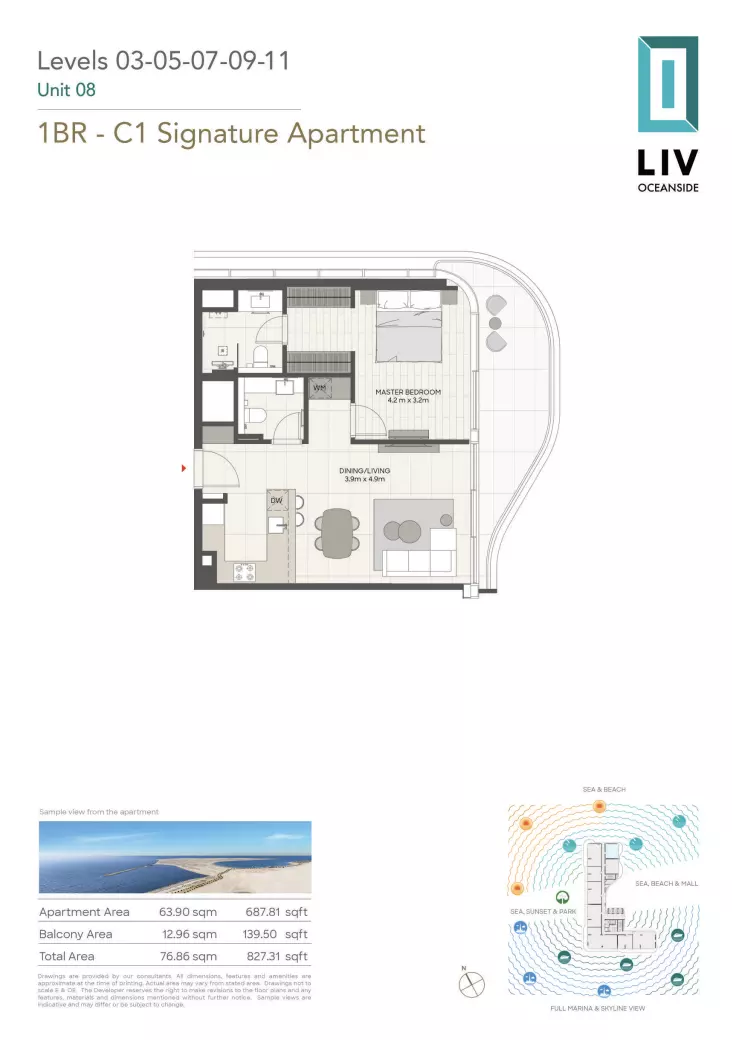 Unit floor plan image