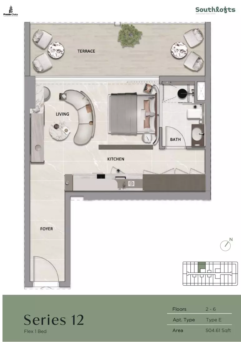 Unit floor plan image