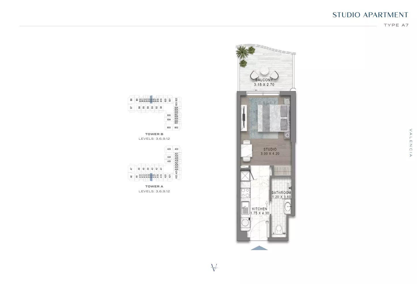 Unit floor plan image
