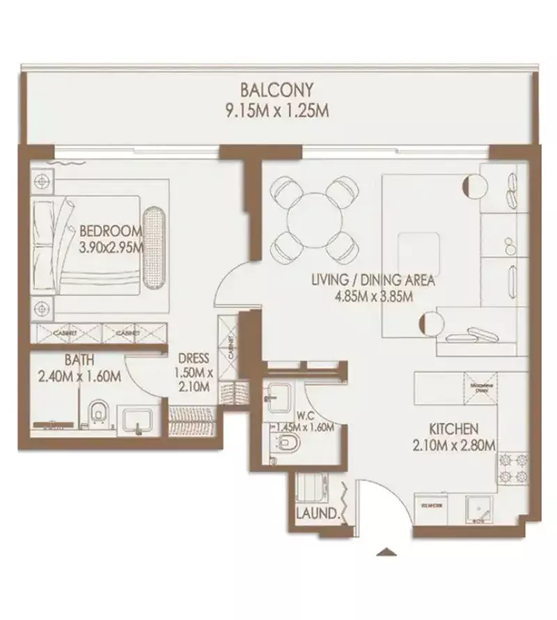 Unit floor plan image