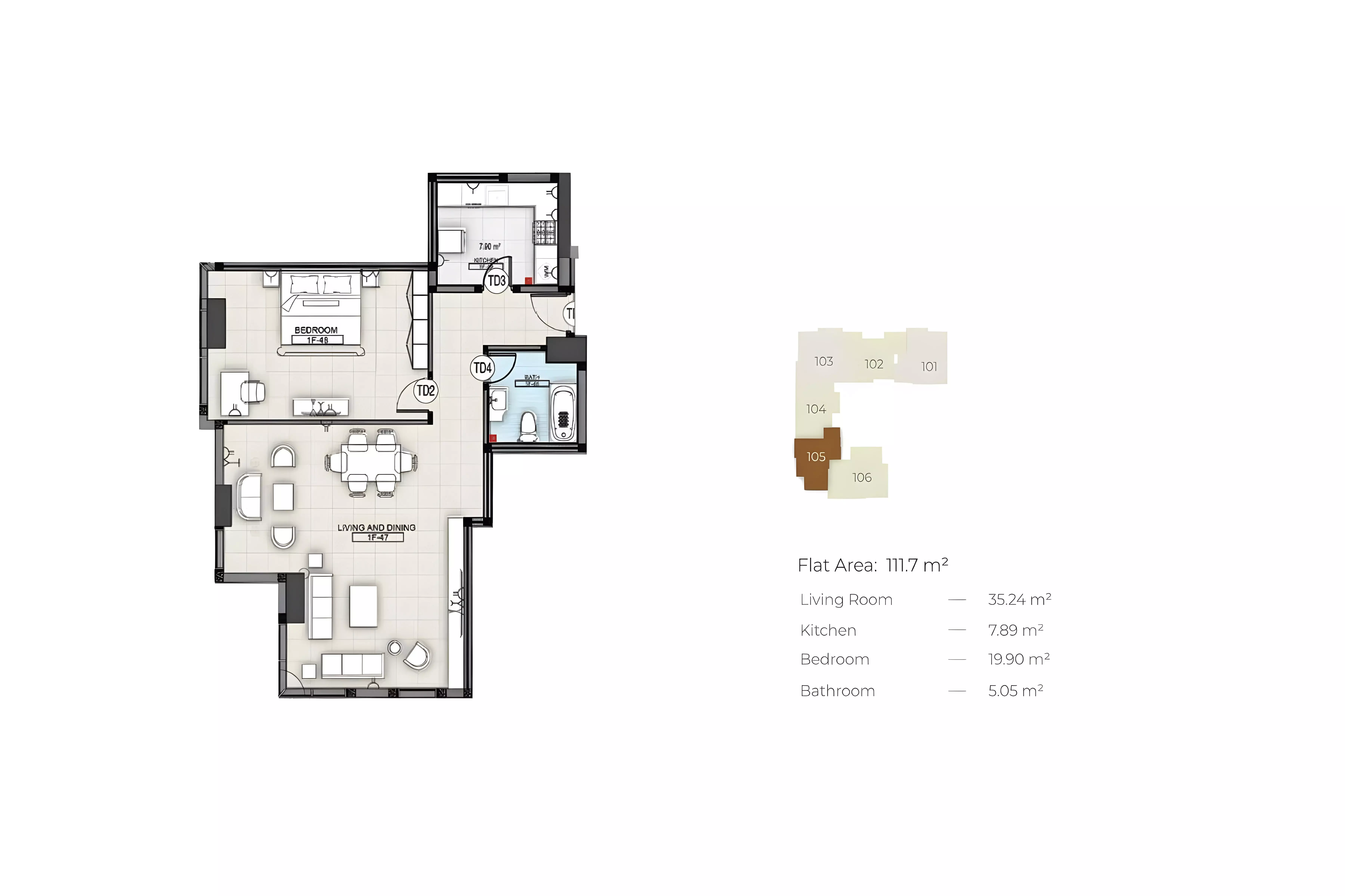 Unit floor plan image
