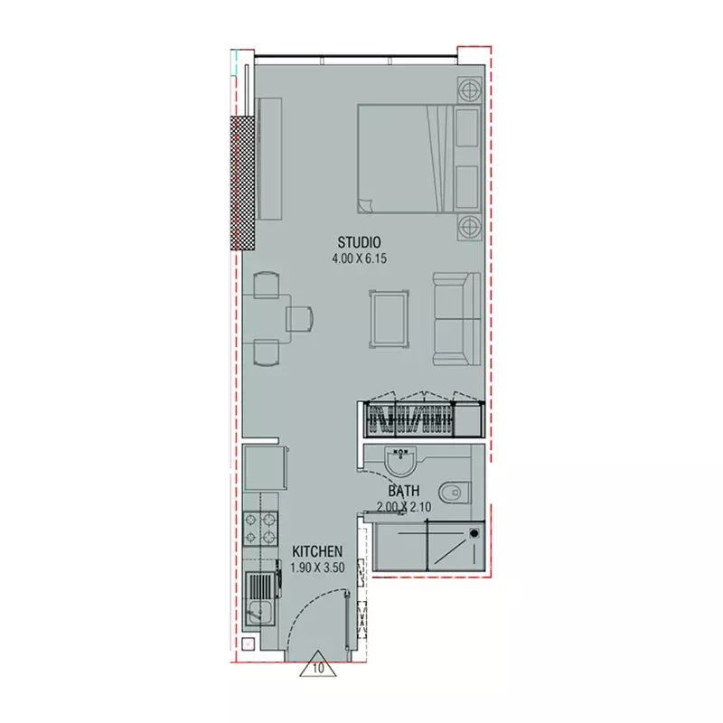 Unit floor plan image
