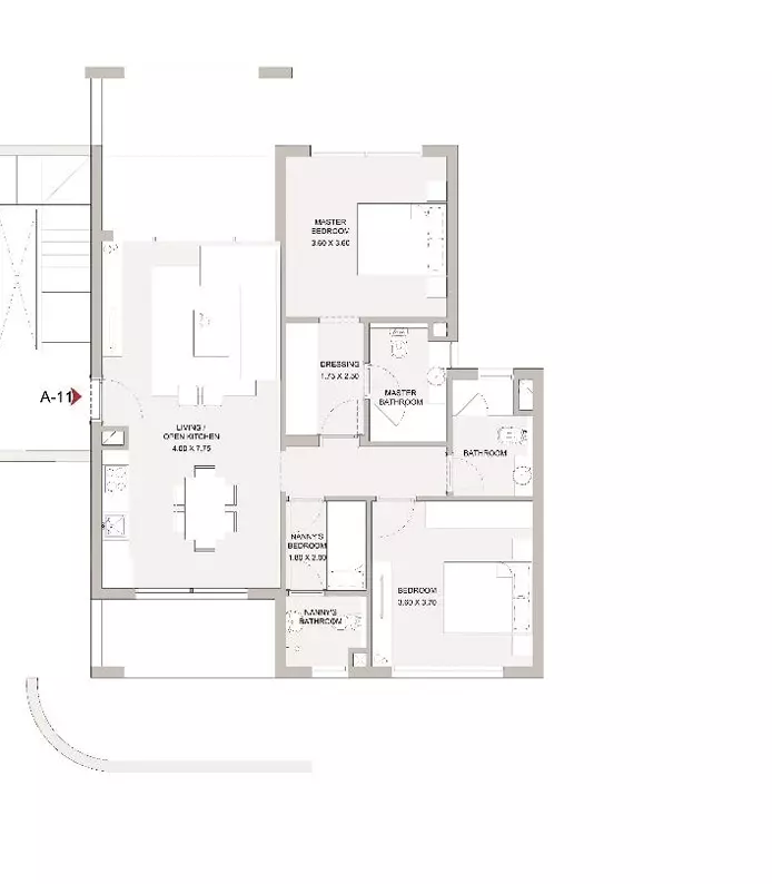 Unit floor plan image