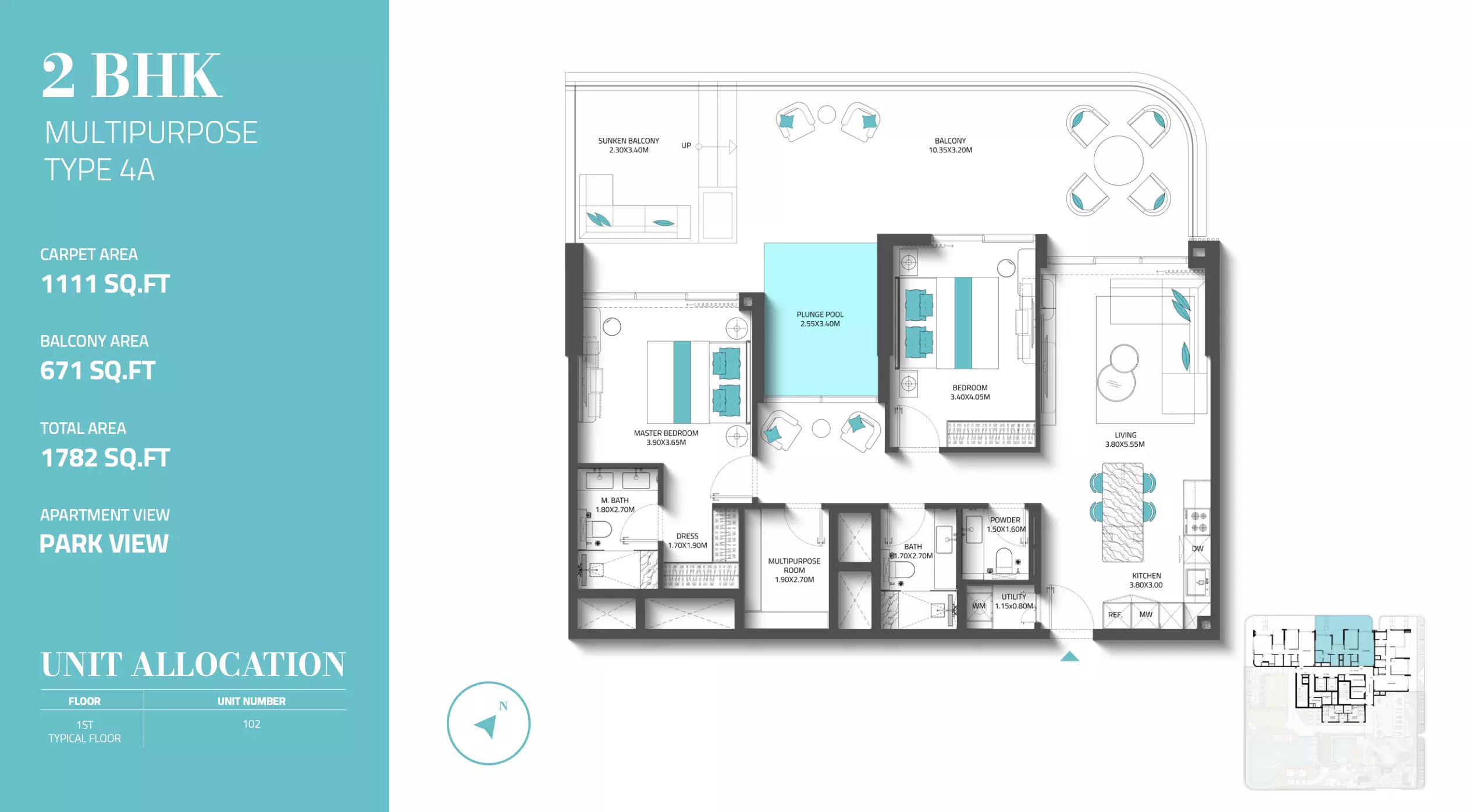 Unit floor plan image