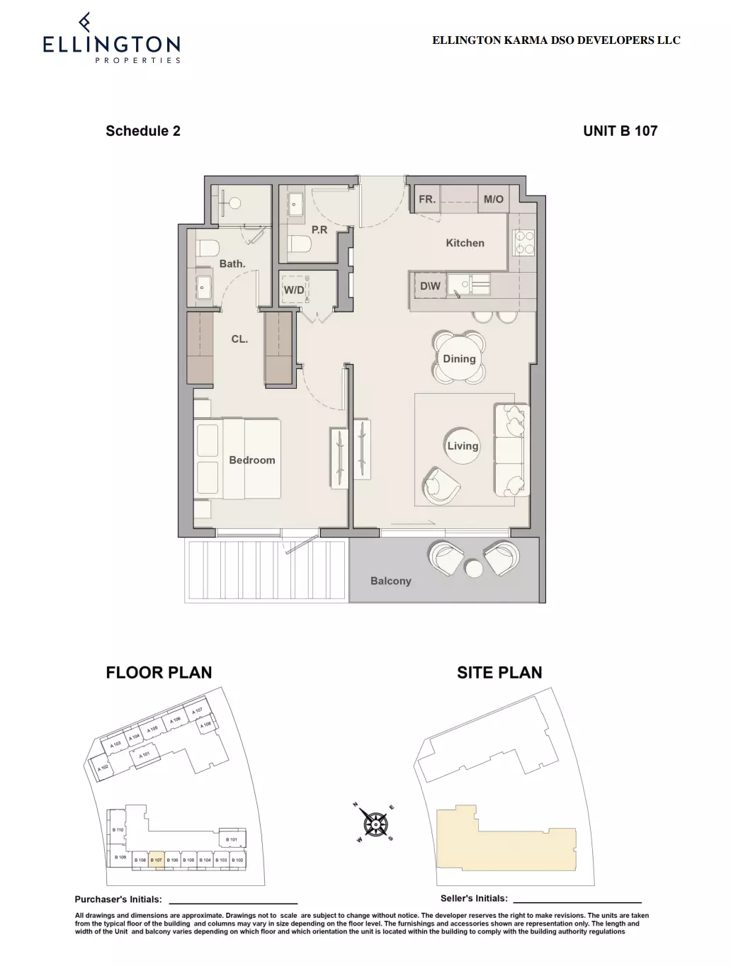 The Hillgate Type B 107, 1 bed