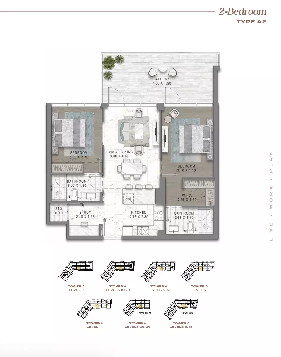 Unit floor plan image