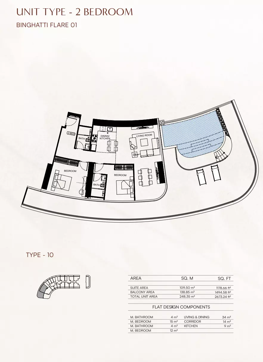 Unit floor plan image