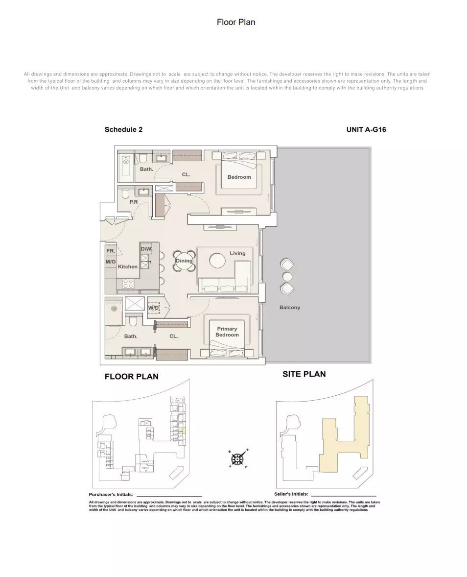 Ellington Cove — 2BR floor plan