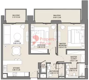 Jomana B8-Type B Level 1, 2 beds