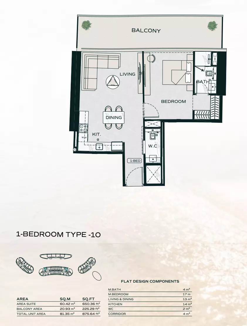 Unit floor plan image