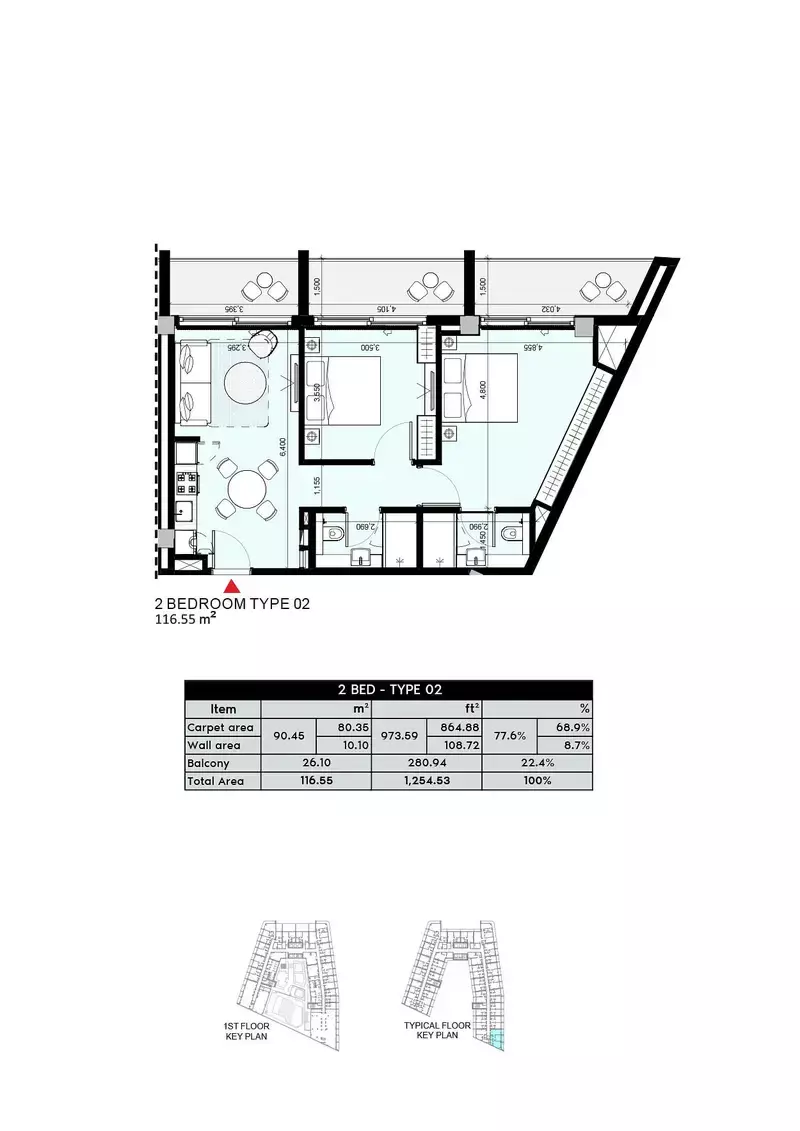 Unit floor plan image