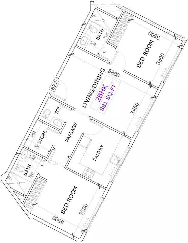 Unit floor plan image