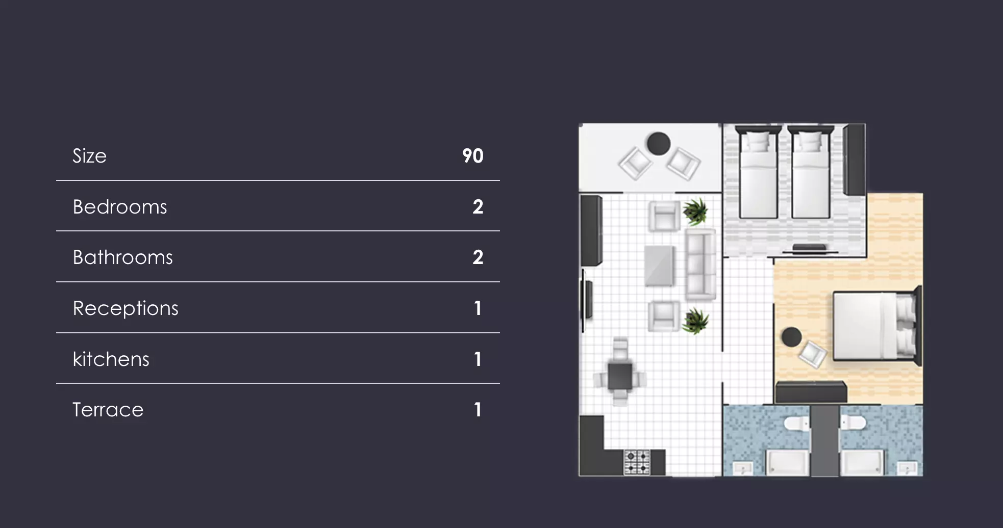 Unit floor plan image