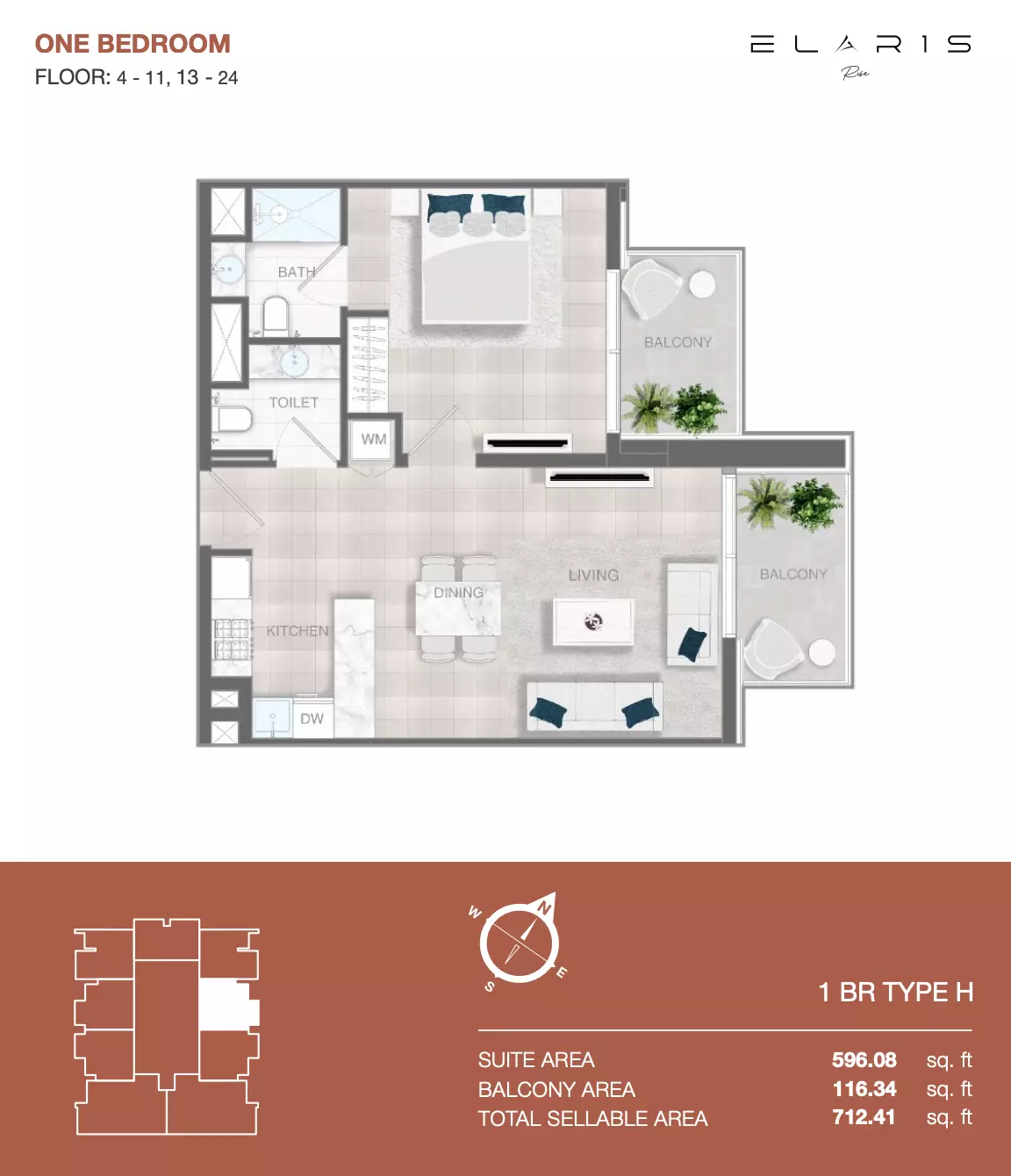 Unit floor plan image