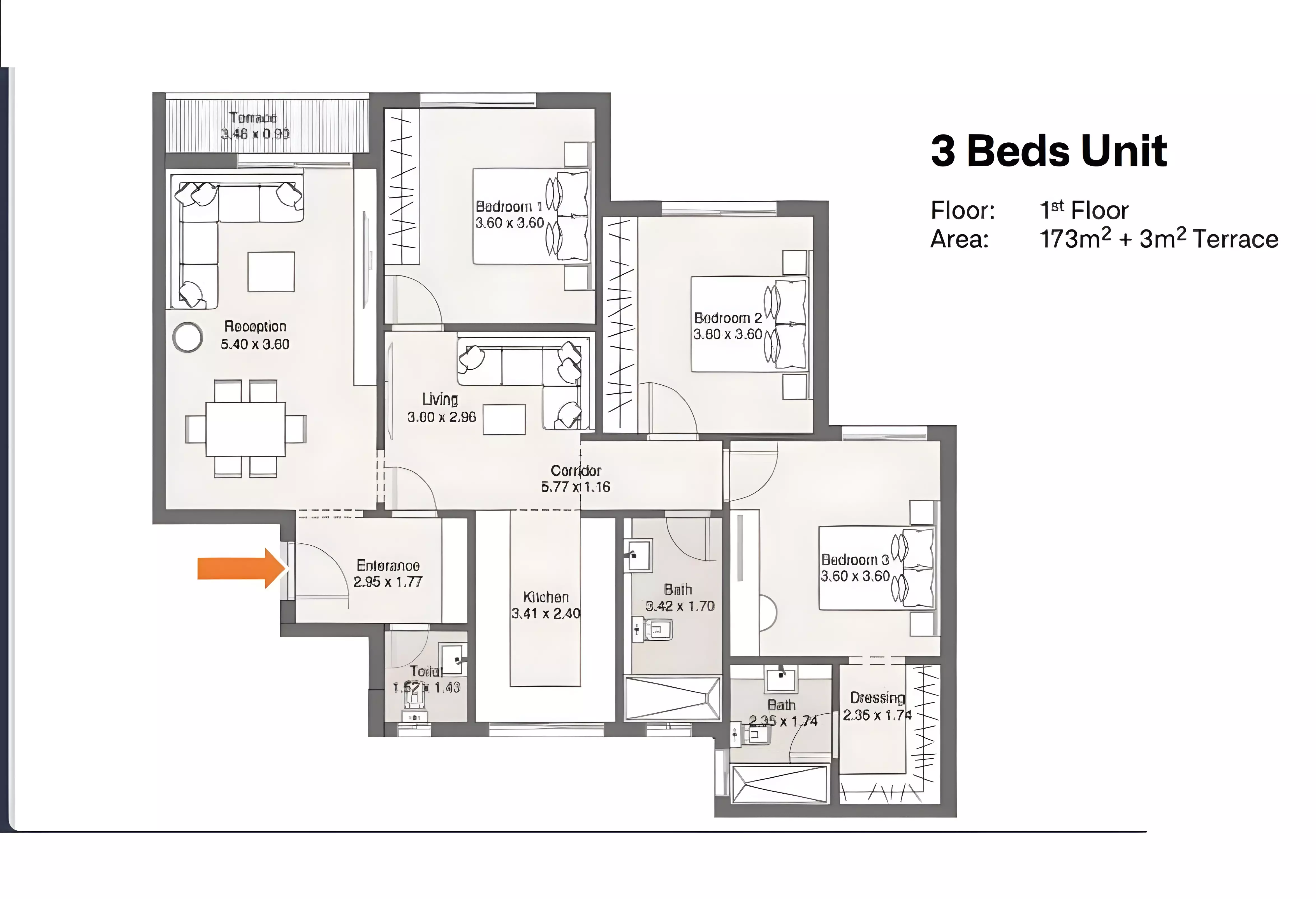 Unit floor plan image