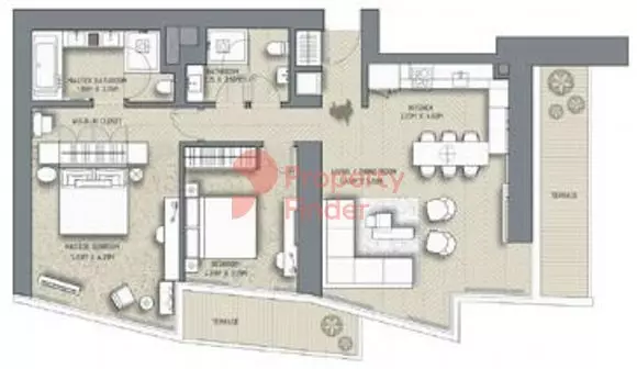 The Address Residences Dubai Opera T2-Unit 10, 2 beds