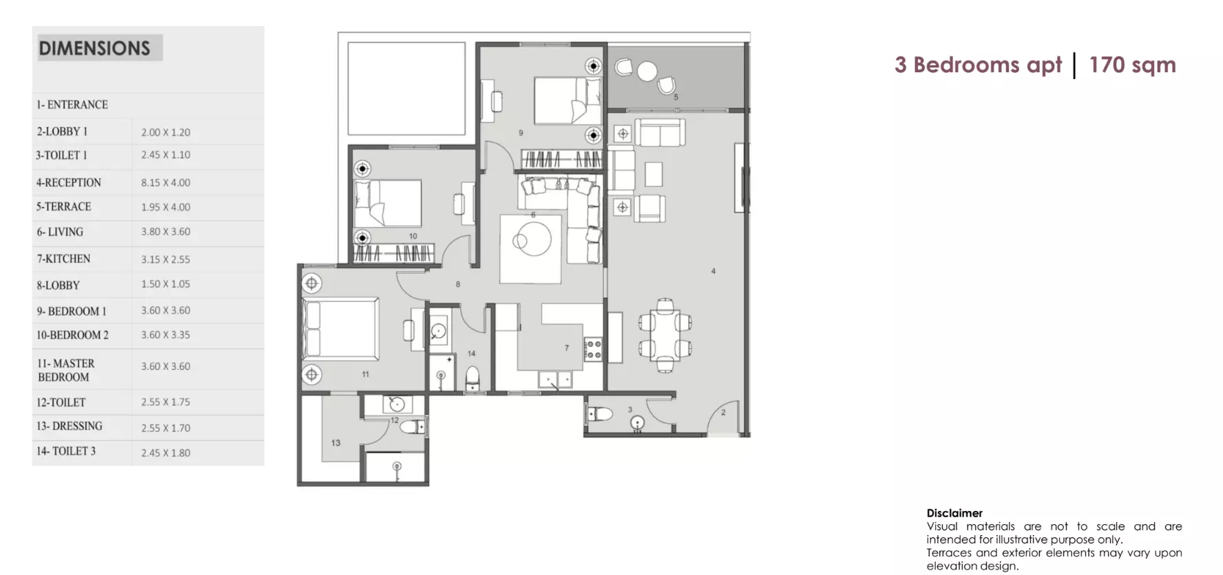 صورة مخطط ارضية الوحدة