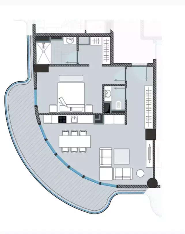 صورة مخطط ارضية الوحدة