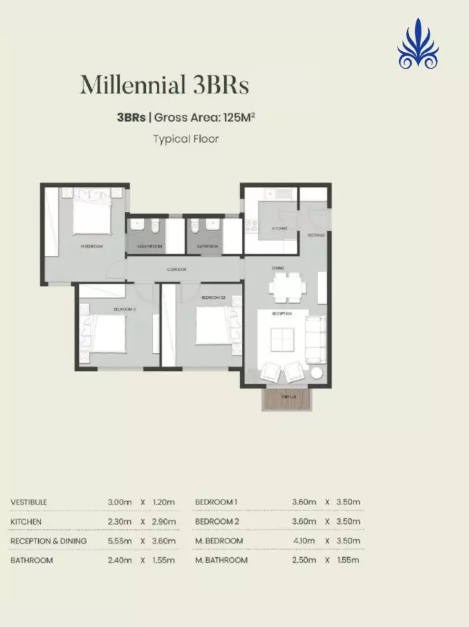 Unit floor plan image