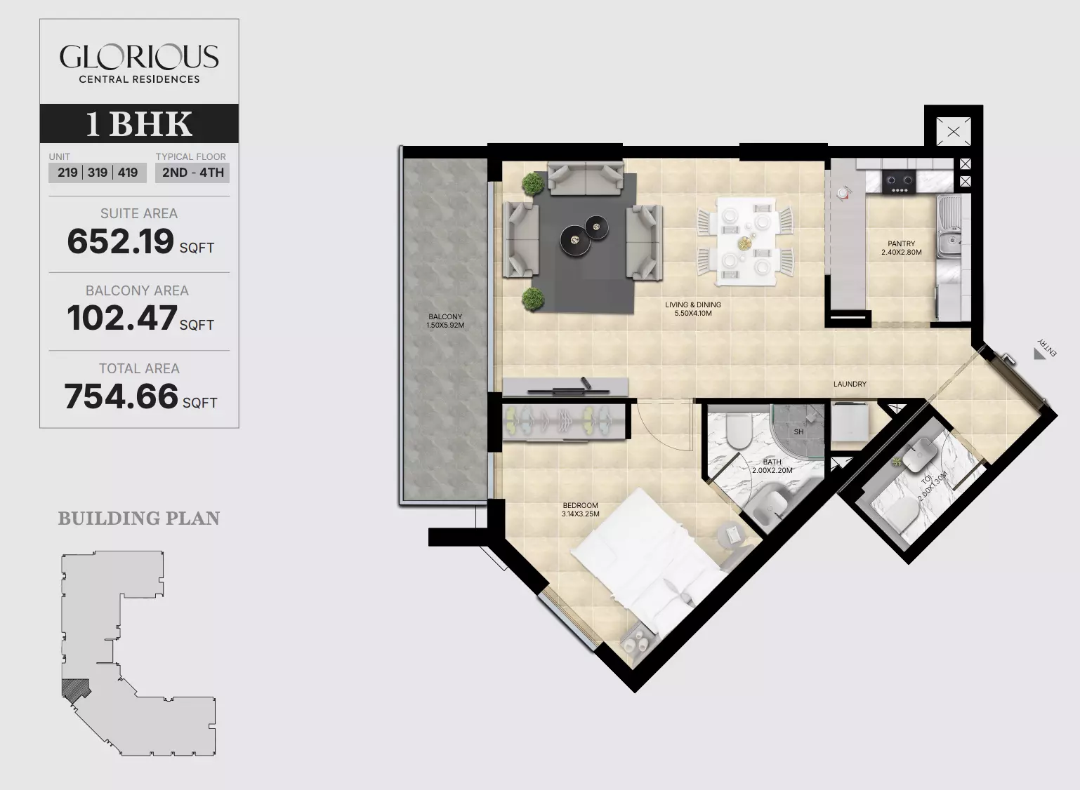 Unit floor plan image