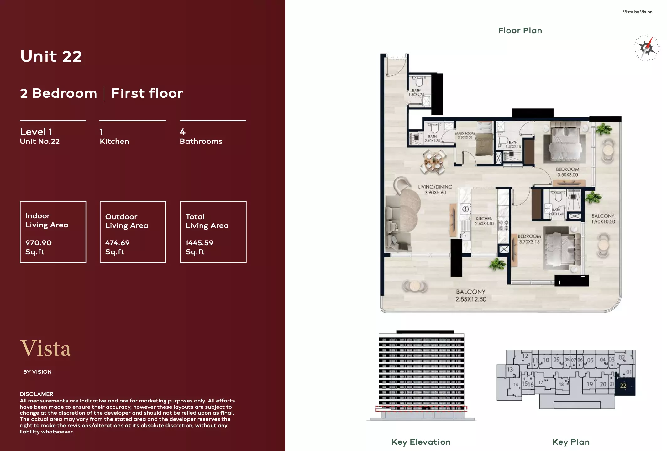 Unit floor plan image