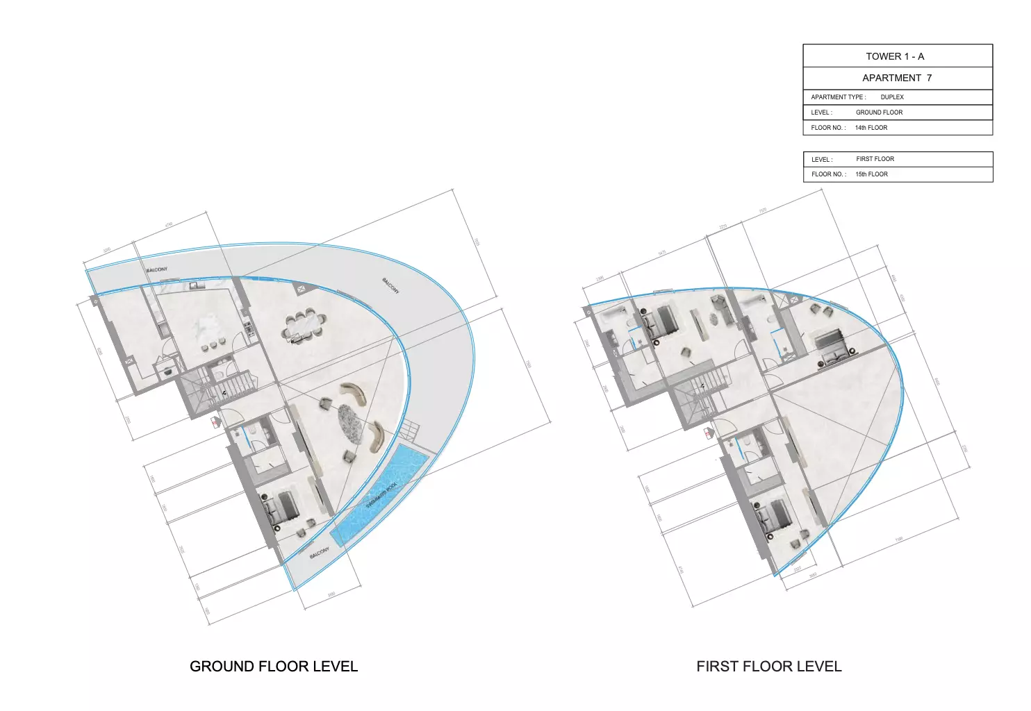 صورة مخطط ارضية الوحدة