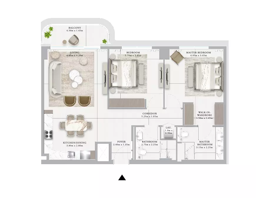 Ocean Star B2-Type 3A, 2 beds