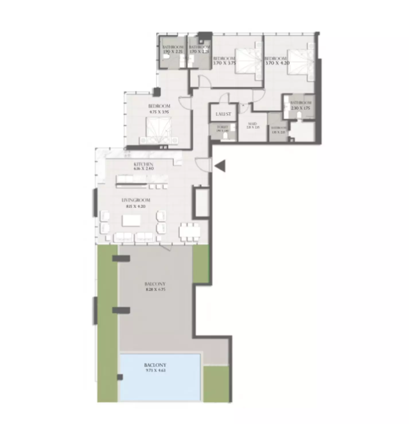 Unit floor plan image