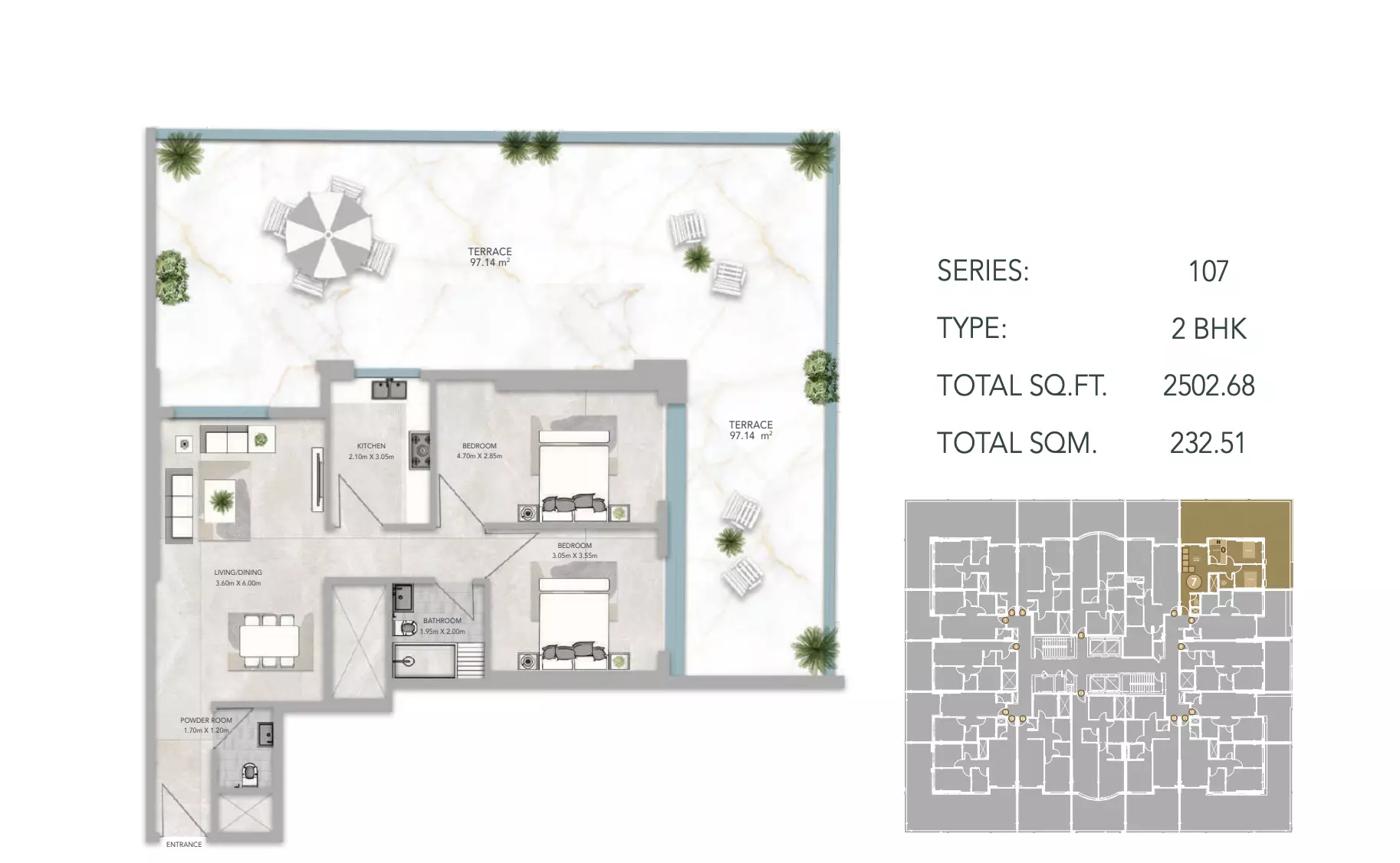 Unit floor plan image