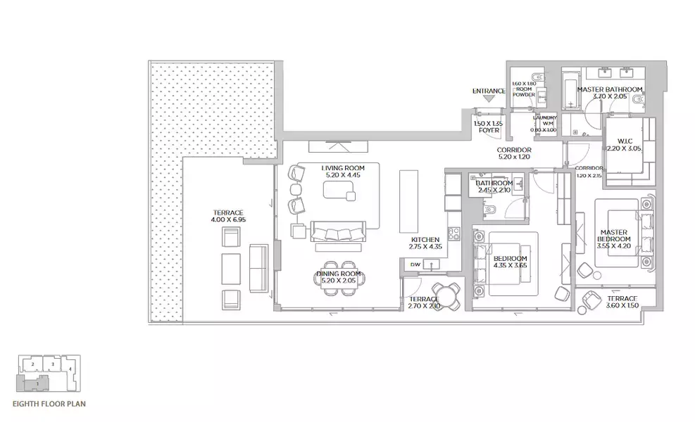 Unit floor plan image