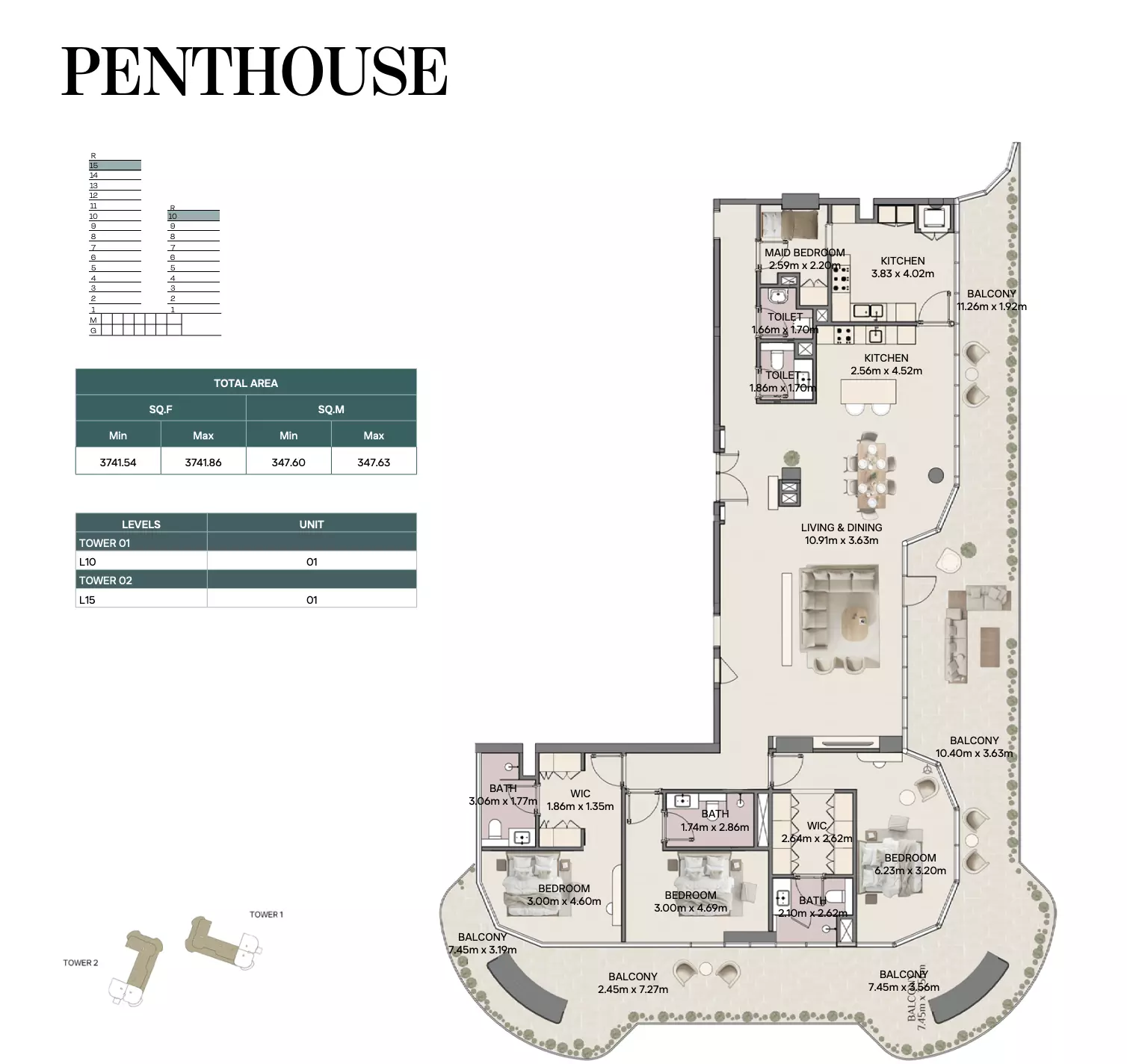 Unit floor plan image