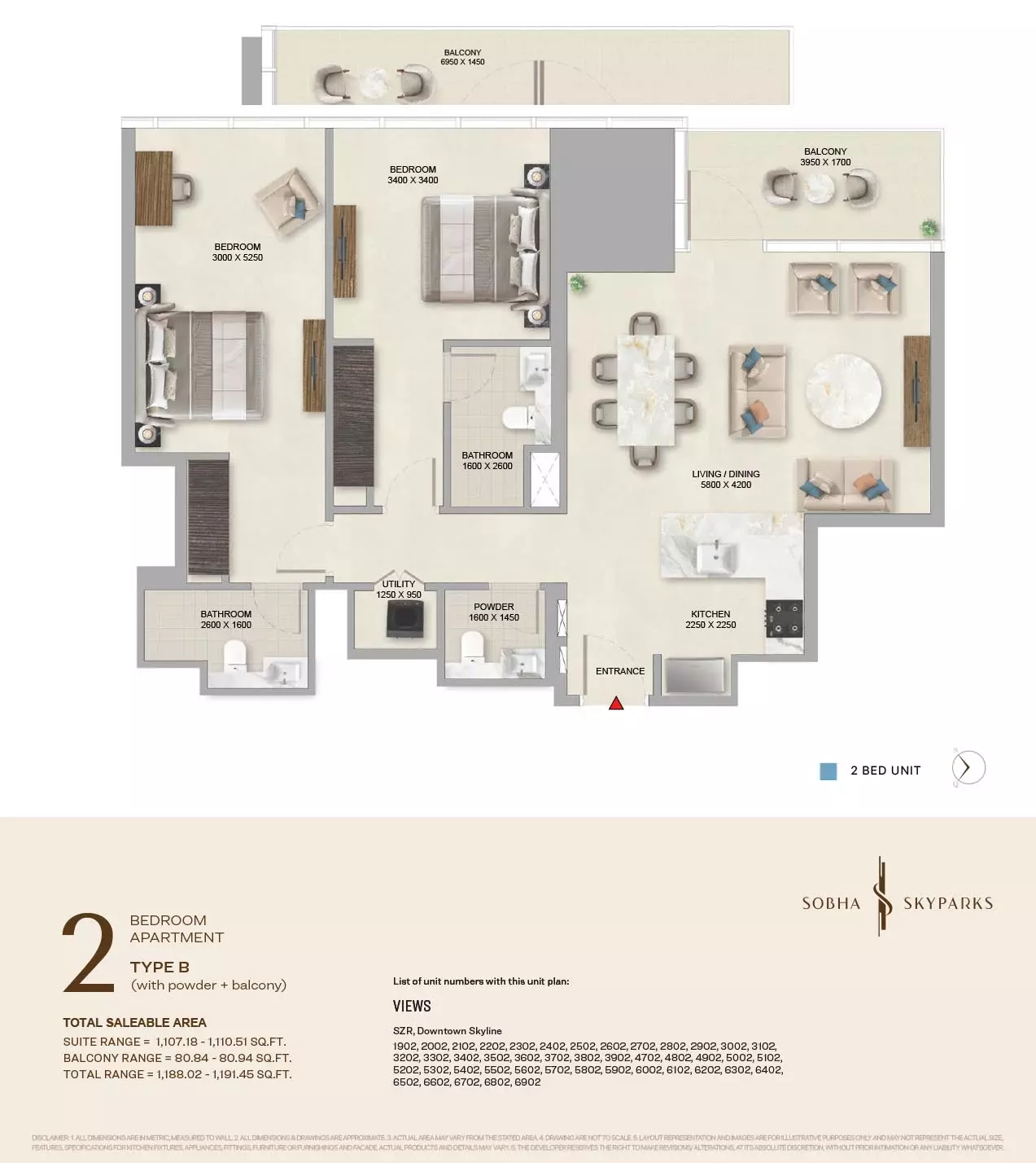 Unit floor plan image