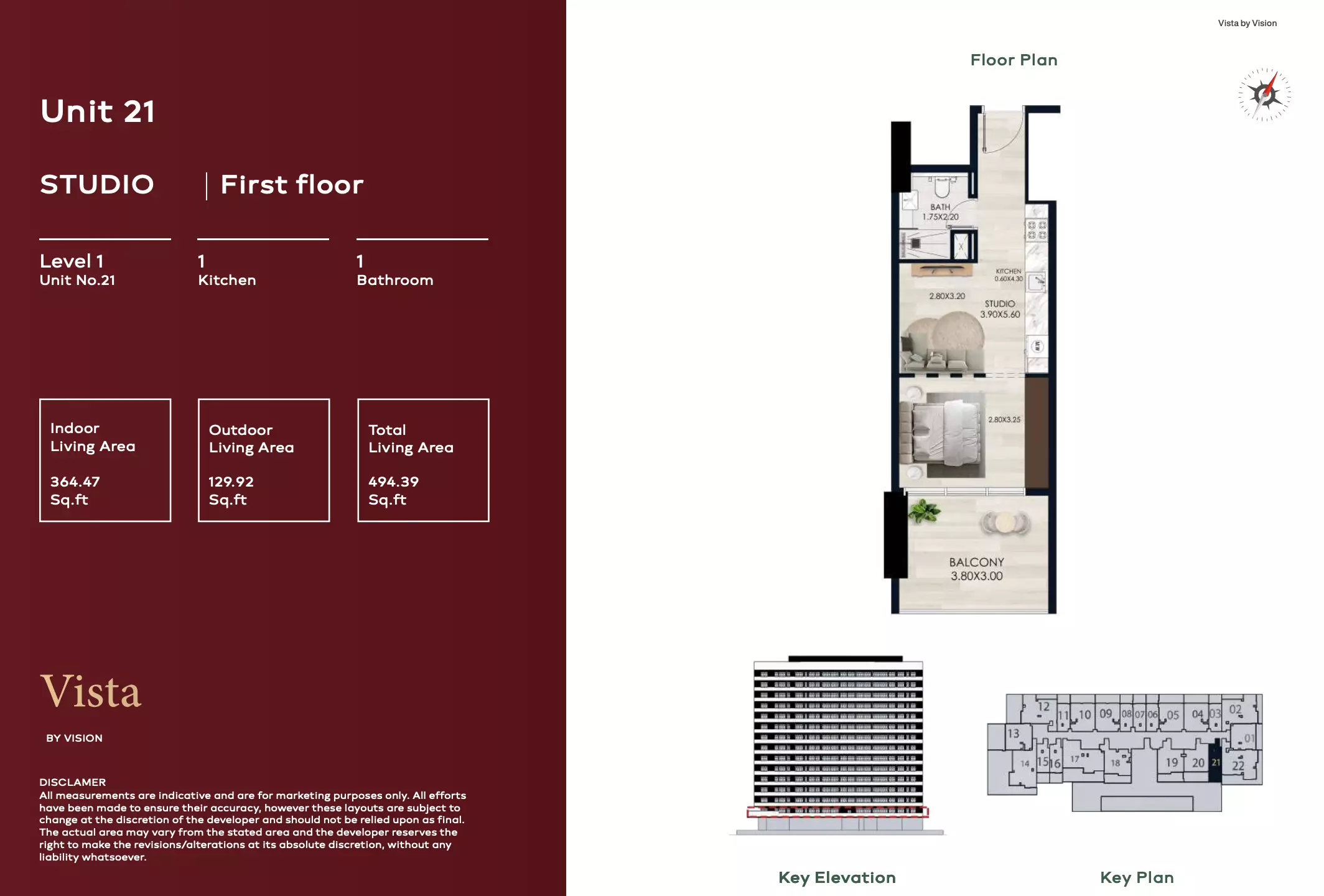 Unit floor plan image