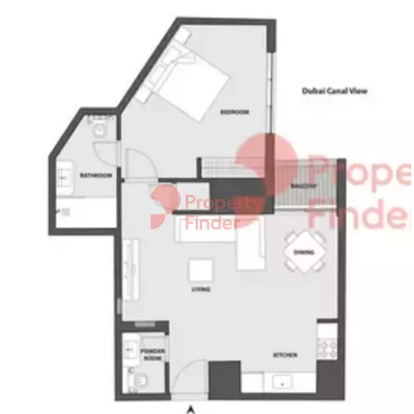 15 Northside Tower B Unit 710, Seventh Floor, 1 bed