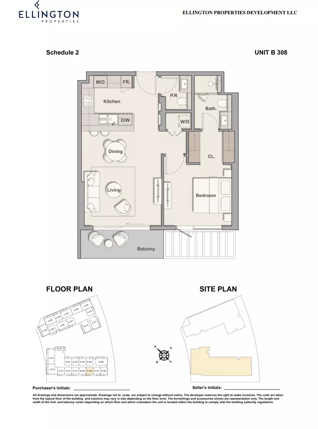 The Hillgate Type B 308, 1 bed