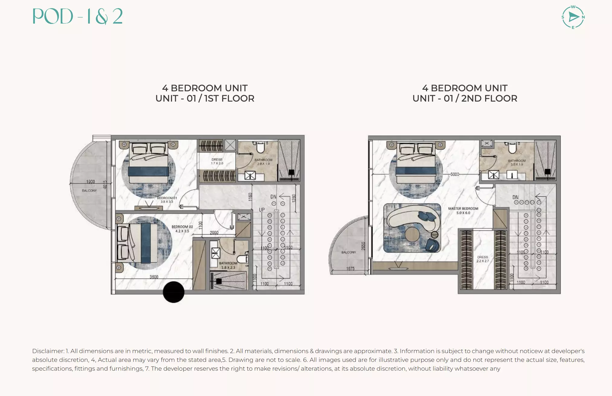صورة مخطط ارضية الوحدة
