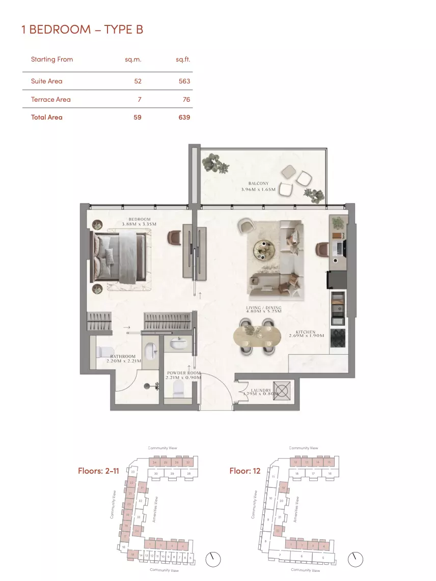 Unit floor plan image