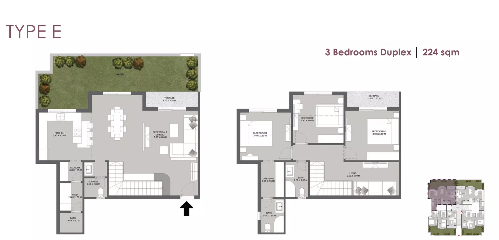 صورة مخطط ارضية الوحدة