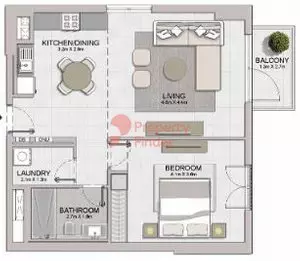 Le Ciel Type 2, 1 bed