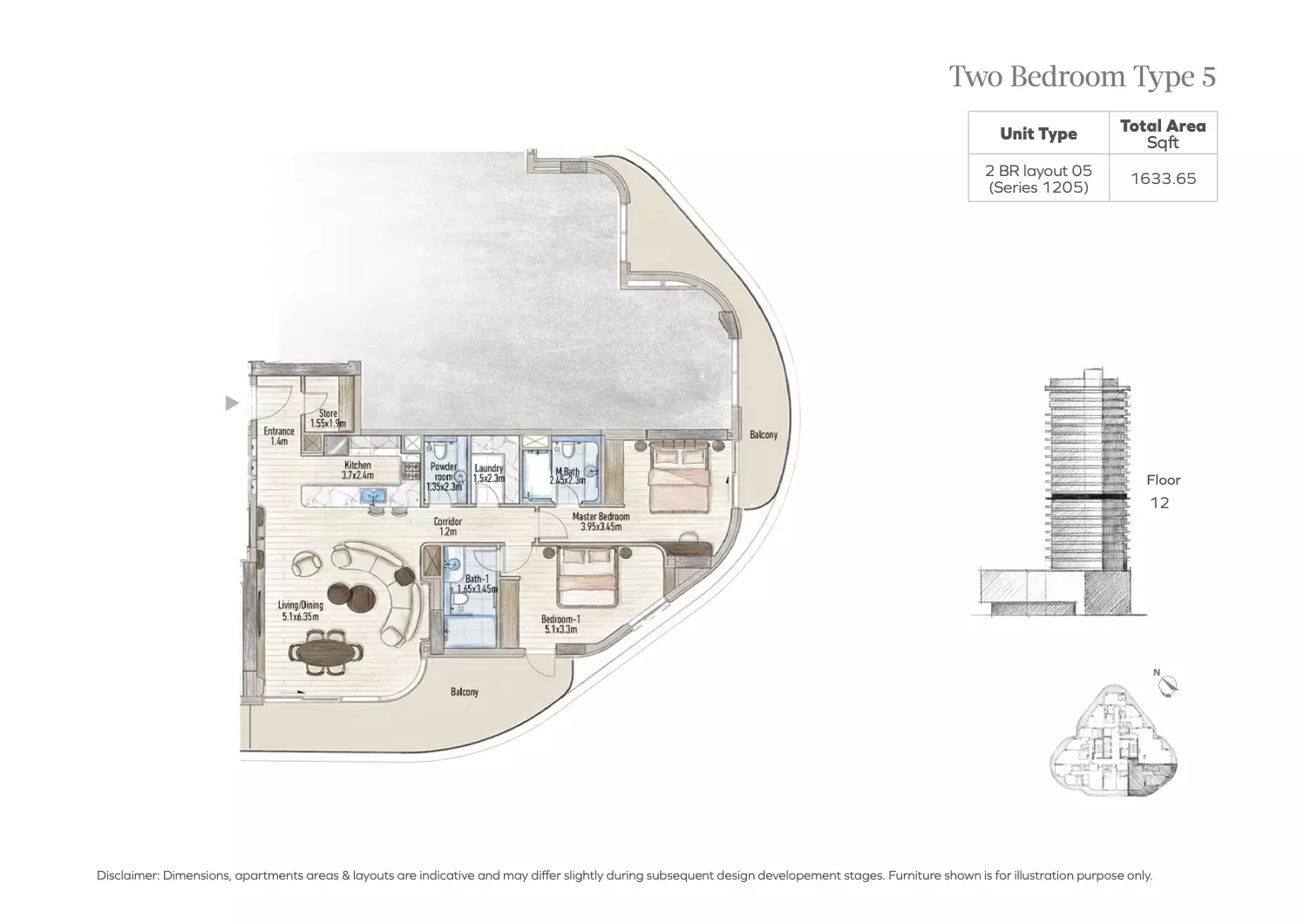 Unit floor plan image