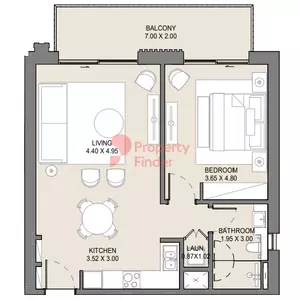 Jomana B7-Type B Level 2, 1 bed