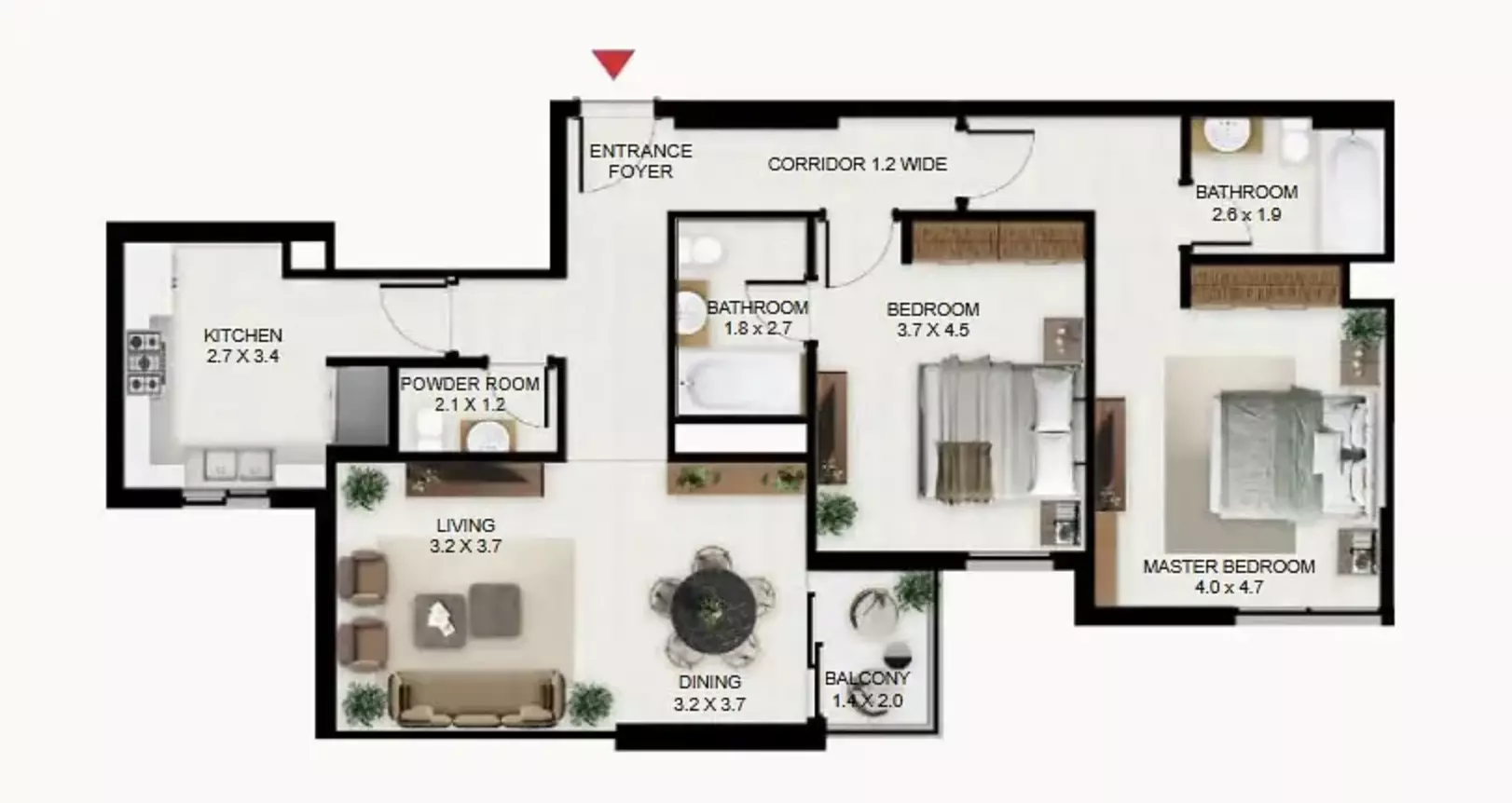Unit floor plan image
