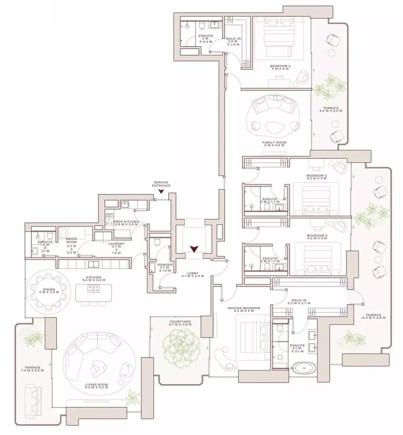 Unit floor plan image